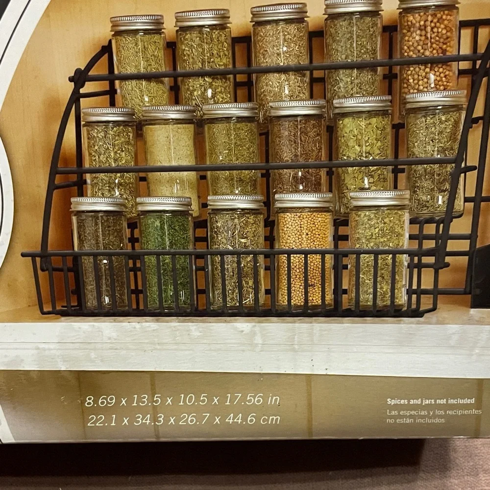 Spice Rack 3 Tier Rubbermaid Pull Down Spice Rack Black Metal Wire